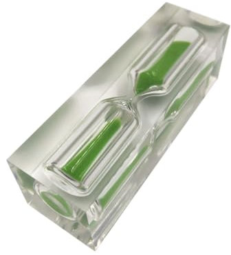 FUNOMOCYA Clessidra Di Plastica Imitazione Cristallo Timer Clessidra 3 Minuti Decorazione Orologio Di Sabbia Per Ragazzo Ragazza Lavarsi I Denti