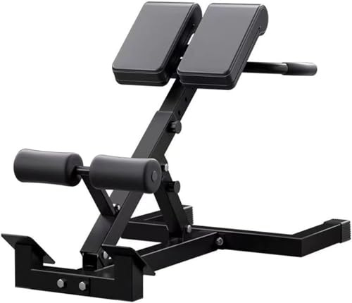 Hochbelastbarer Hyperextension-Römischer Stuhl: 5 Stufen verstellbare Neigung, Rücken-/Bauchmuskeltraining, 150 kg Kapazität, Heim-Fitnessgerät