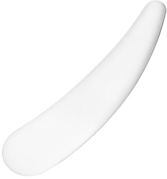 OUNONA Cucchiaio per Crema Acciaio Inossidabile Strumento Versatile per Applicazione Maschere e Cosmetici Compatto e Portatile per Makeup Della