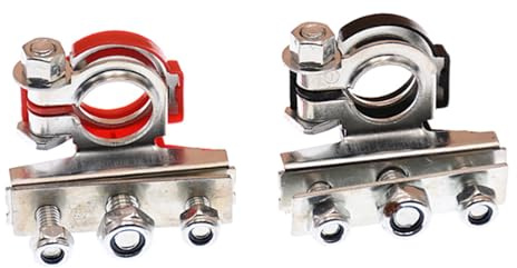 Storage Bag User Friendly & Effective Wire Couplers 12V 3-way Battery Terminals Connector & Positive Plate Cable Clamps Set Temporary Circuit