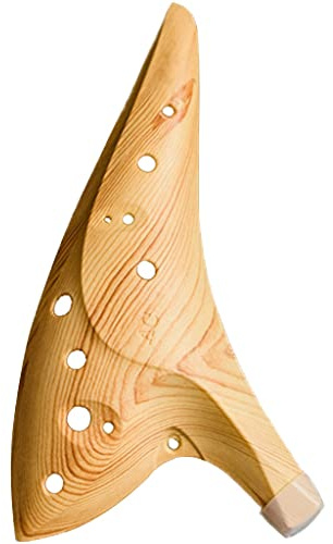 Ocarina, Ocarina contralto a 12 fori in resina effetto legno con tono AC, modellazione creativa di sottomarini