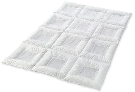 CLIMABALANCE Comfort Light Zudecke, Baumwolle, Weiß, 135 x 200 cm