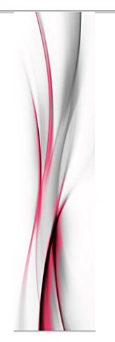 Home Fashion Schiebevorhang, Rot, 245 x 60 cm