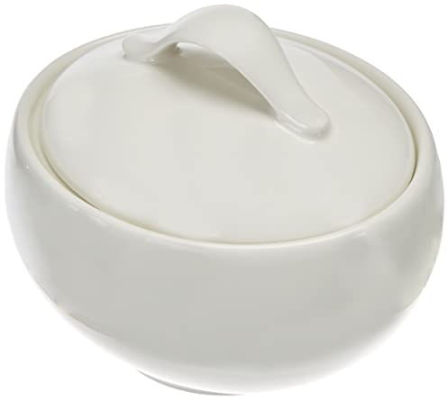 Villeroy & Boch 10-3460-0960 New Cottage Basic Zucker-/ Marmeladendose, 0,45 l, Premium Porzellan in modernem Country-Stil, 2-teilig