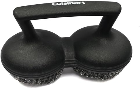 Cuisinart Power Scour Bristle‑Free Grill Brush – Heavy‑Duty Cleaning Tool for Grills and Griddle, Worry‑Free BBQ Scrubber, Great Gift for Men & Dad