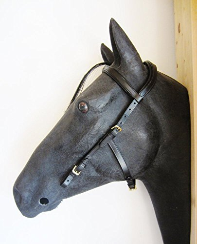 PS Pferdeartikel Kopfstück - Anatomic Bridle Arrimar Gold Edition für Gebisslose Zäumungen & Trensen Größe Cob - Farbe Natur