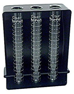 Pourfect Box 3 Röhren graduiert 90 cl. Und 3 oz. Aus Kunststoff von Doimoflair 1 Stück.