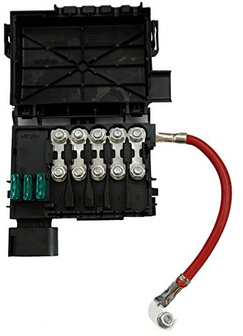 Twowinds Sicherungskasten Batterieklemme Kompatibel mit VW Golf Beetle | 1J0937550A Kompatibel mit VW Golf, Beetle, Jetta; Audi A3, S3; Seat Leon, Toledo; Skoda Octavia - Batterie Sicherungshalter