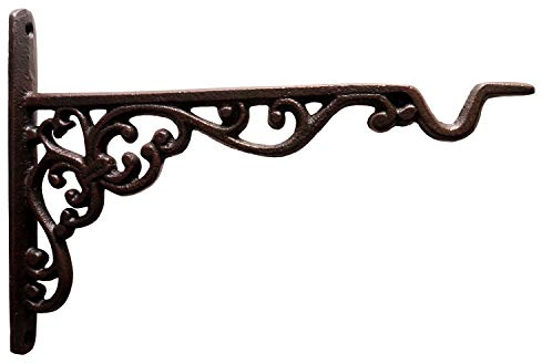 Dekowunder Crochet mural pour suspension de fleurs en fonte 25 cm