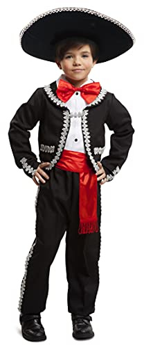 Dress Up America Boys traditionell mexikansk dräkt (hatt ingår ej) - Mexikansk Mariachi-set för pojkar - jacka, byxor, fluga och skärp