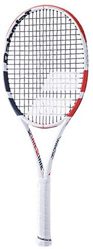 Babolat Mini Racket Pure Strike Raqueta, Adultos Unisex, Blanc Rouge Noir (Blanco), Talla Única
