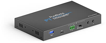 PureTools HDMI De-Embedder Embedder 4K 18Gb/s HDMI 2.0 ARC | HDMI Audio Konverter mit Downscaling, Audio Integration und Auskopplung für professionelle Anwendungen