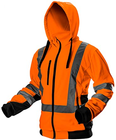 Neo 81-746 - Chaqueta de seguridad con capucha, color naranja naranja XXL
