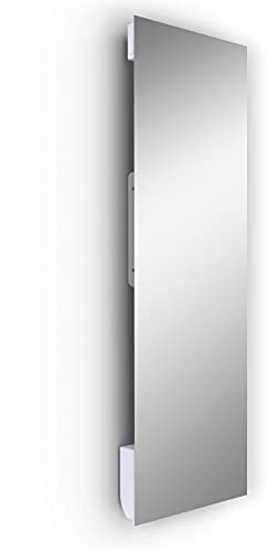 ILO/Radiatore Elettrico Radiante Soffiante da Parete / 1750W / +28 motivi, Design Unico/Extra Piatto Vetro Temperato / IP44 / Orientamento Verticale/Programmabile, Ecologico/Made in France/Specchio