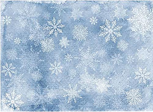 Zita`s Creative Reispapier A3 - Snowflakes 1. Motiv-Strohseide, Strohseidenpapier, Decoupage Papier