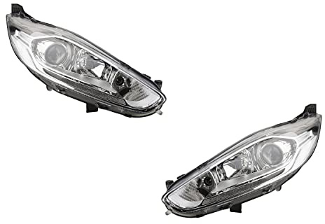 Johns, Scheinwerfer Halogen passend für Ford Fiesta 08 12/2012-H7 H1 SET LR