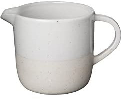 blomus Milchkännchen -SABLO- | Milchkanne aus Keramik 230 ml | Farbe Cloud | Kännchen für Milch, Kaffeesahne & Servieren | spülmaschinengeeignet | 11L x 8B x 8H cm