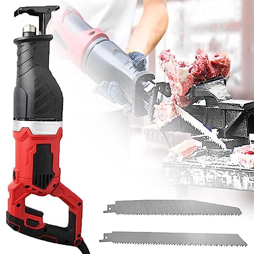 LMYYDES Scie à os électrique Domestique Commerciale, 1050W/1300W Scie à métaux pour Couper la Viande/os, scies alternatives électriques,1300W