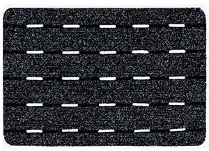 Astra Fussmatte aussen - Schmutzfangmatte strapazierfähig - Türmatte rutschfest - Fußmatte Outdoor - Haustür - Terasse - Garten - 40x60 cm anthrazit