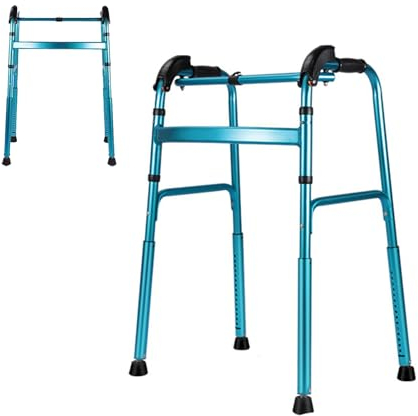 Joyfitness Gehhilfe für Erwachsene, Treppensteigen, zusammenklappbares Gehgestell aus Aluminium, Gehgestell ohne Räder, Gehhilfe für ältere Menschen, Behinderte