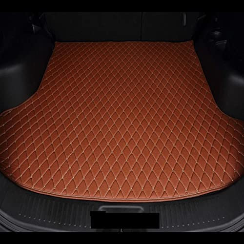 Auto Kofferraummatten Für Q7 Fünf Sitze 2006-2008 2009 2010 2011 2012 2013 2014 2015 Kofferraummatte Cargo Liner Teppich(Braun)