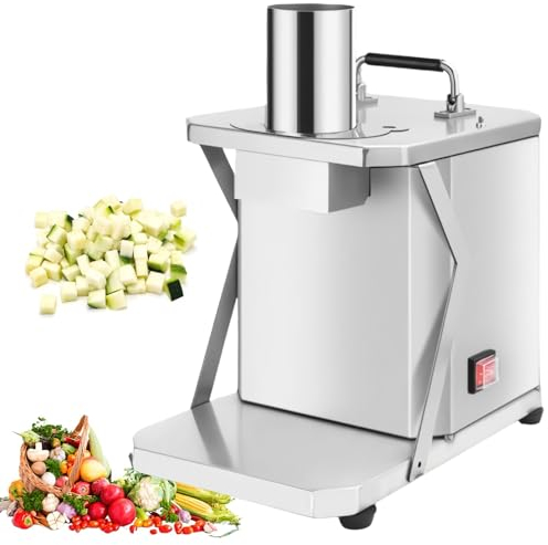 LFfwynog Hachoir à légumes, Hachoir à oignons Pro 200 W Facile à Nettoyer pour légumes, Gingembre, Fruits, Noix, Herbes, etc.,8mm
