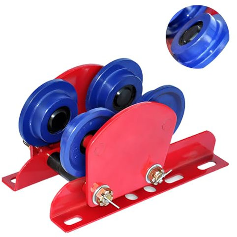 Laufkatze 68-110mm,Tragfähigkeit Hallenkran 1Tonnen,Einstellbare Breite Kran,Seilwinde Seilzug verstellbar,Rollfahrwerk Doppelrad-Design Handfahrwerk,Seilzug elektrisch