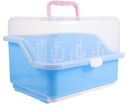 OFFIGAM Nordic Baby Flasche Lagerung Box Flasche Organizer Trocknen Rack Pull-Out Design Für Baby Fütterung Farbe