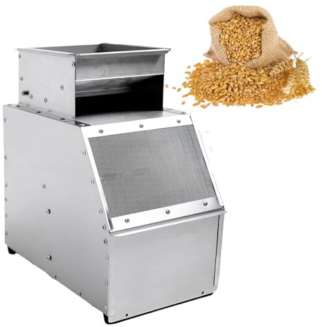 Elektrische Getreidegeblasene Schalenmaschine - Mini Getreide Winnowing und Siebmaschine für Vogelfutter
