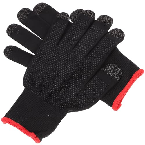 CATIEBYE Guantes Antisudor para Juegos de Teléfono, Manga para Dedos Táctil Transpirable, Par de Guantes de Dedos para Gaming Control Preciso y Ajuste Cómodo, Accesorios para Móviles