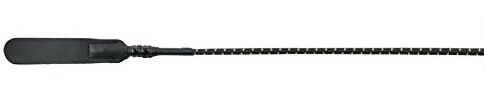 Whip And Go Unisex Adult 952015 Flapper Dressage Whip - Black/Beige, 110 cm