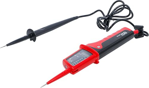BGS 40110 | Spannungsprüfer mit Digitalanzeige | 24-690 V | Wechsel-/Gleichspannung | Phasendrehung 50 - 60 Hz | Durchgangstester akustisch/optisch | Polaritätserkennung | IP65