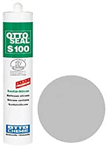 OTTOSEAL S100 Premium-Sanitär-Silikon 300ml C86 blassgrau