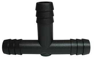 Raccord de tuyau en T - En plastique - 10 mm