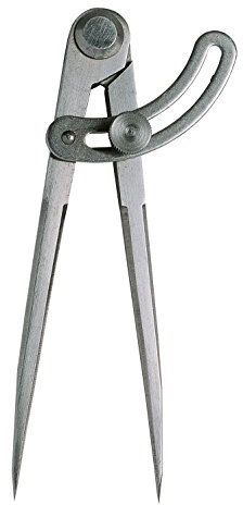 Compas à Charnière avec charnière Riveter DIN 6486 professionnelle en acier Tailles : 150–1000 mm