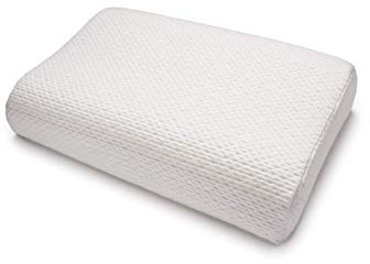 CLOUDZ Visco Neck Support Pillow Height Adjustment Contour Core Tricot Cover