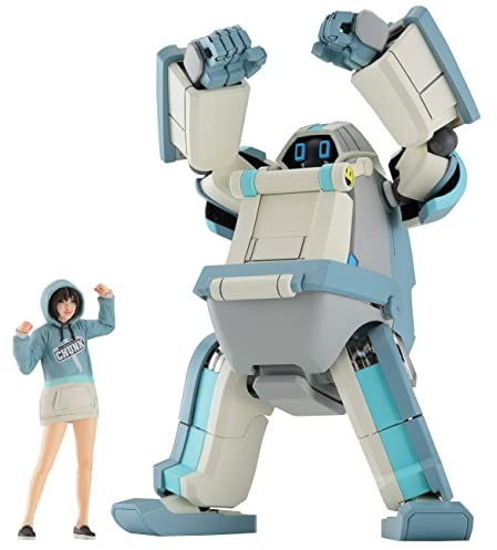 Hasegawa 664793-1/35 MechatroCHUNK no. 2 Grayish Mint & Support Girl - Maßstab 1:35