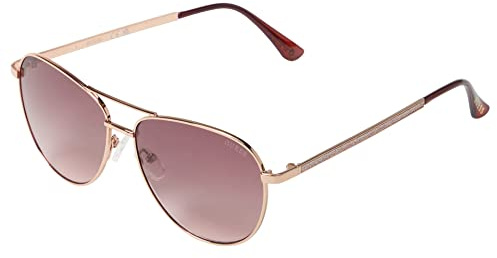 GUESS 58 mm GF6157 Shiny Rose Gold/Gradient Bordeaux One Size