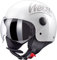 Westt Classic Casco Moto Hombre Mujer con Visera ECE-R 22.06 Transparente capacete Casco Jet Moto Abierto Scooter, Certificado ECE Dot, Tallas S-XL