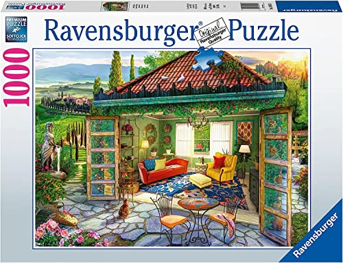 Ravensburger Puzzle 2D 1000 elementów: Oaza toskańska, Stary Design