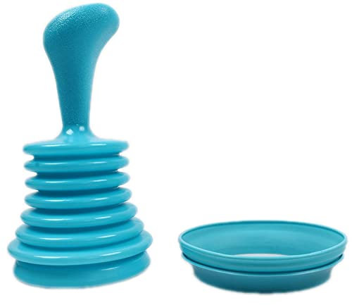 JIAREN High Pressure Thrust Plunge Removes Heavy Duty Clogs from Clogged Bathroom Toilets, All Purpose Power Plungers for Bathrooms