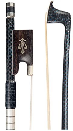 Violinbogen 4/4 Kohlefaserbogen Ebenholz Frosch Mongolei Pferd Haar Akustik/Elektrische Violin Bogen Zubehör