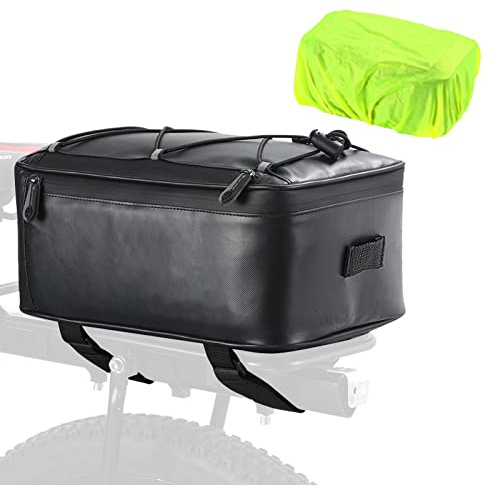 Anloximt Fahrradtasche Fahrradträger Tasche wasserdicht Fahrrad hinten Gepäckträger Tasche MTB Fahrrad Packtasche Handtasche für Radfahren Reisen Pendeln Camping Outdoor