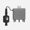 enjoy solar Deye Mikrowechselrichter, DC 20V-60V auf AC 220V-230V, integriertes WiFi-Modul Schutzart IP67, ideal für Balkonkraftwerk und Mini PV-Anlage (SUN600G3-EU-230)