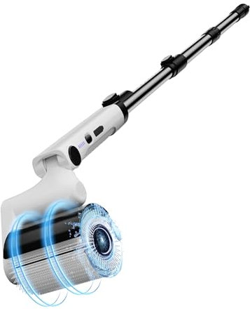 Electric Spin Scrubber,Shower Cleaning Brush with 4 Replaceable Brush Heads,Ipx7 Waterproof, Adjustable Extension Handle,Power Scrubber 2 Adjustable Speeds,for Kitchen,Bathroom,Glass,Car