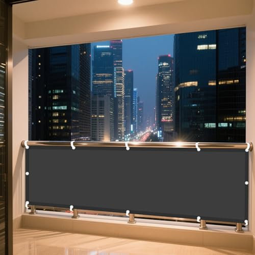 Vela Parasole Impermeabile 8 x 8 m Protezione Solare Raggi UV Tende per Pergolato Vela Ombreggiante Protezione Raggi UV per Balconi per Esterno, Giardino Terrazzo, Grigio Scuro
