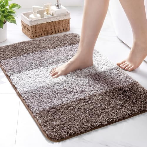 Exclusivo Mezcla Alfombra de Baño, Absorbente y Antideslizante, 50 × 80 cm