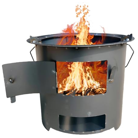 Stufa Rocket,Utensili da Cucina Portatile con Maniglia - Fornello Campeggio Rocket Outdoor | Per Sopravvivenza Escursionismo Viaggi Campeggio Esterno Campeggio Terrazza Giardino