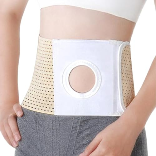 Stomiband För Män/Kvinnor, Justerbart Stomiband För Kolostomi Och Ileostomi, Förebygger Stomibråck Och Förstärker Stomipåsar(Small)