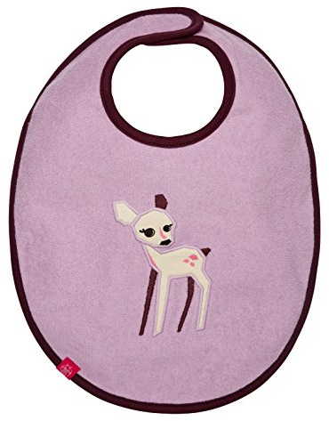 LÄSSIG Baby Kleinkind Lätzchen Medium wasserabweisend Klettveschluss/Medium Bib, Little Tree Fawn